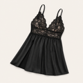 Sheer Lace Babydoll Chemise
