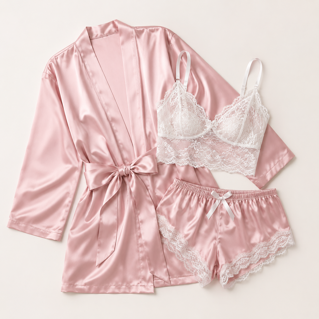 Ivory Lace Teddy Nightdress